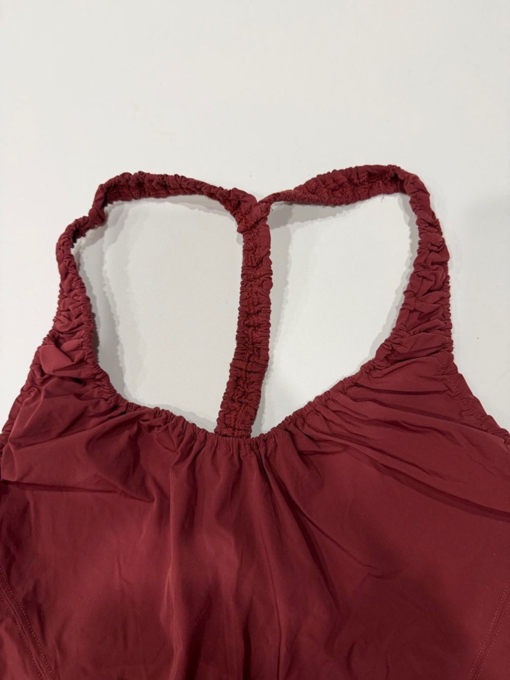 FP Movement by Free People Flowy Back Slit Bra Burgundy Red - Picture 3 of 6